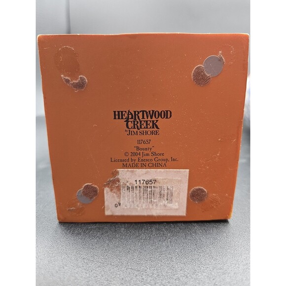 Jim Shore Bounty & Give Thanks Thanksgiving Pilgrim Figurines 2004 Vintage - Picture 4 of 6